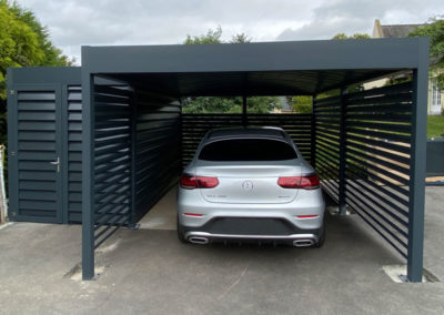 Carport abri aluminium sur mesure adossé ou autoporté sur mesure sur les départements 56-35-22-29-44
