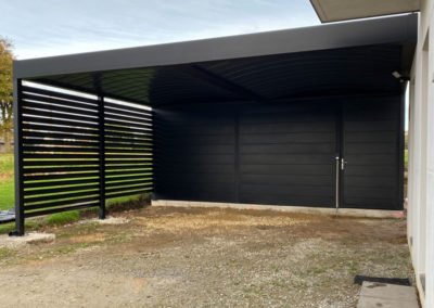 Carport abri aluminium sur mesure adossé ou autoporté sur mesure sur les départements 56-35-22-29-44