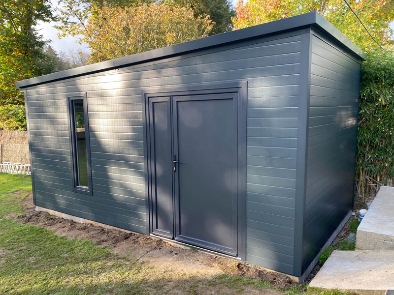 Abri isolé 5.00 m x 3.00 m Constructeur de garage préfabriqué Vannes