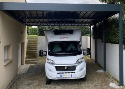 GardenKuB abri camping car aluminium sur mesure adossé ou autoporté sur mesure
