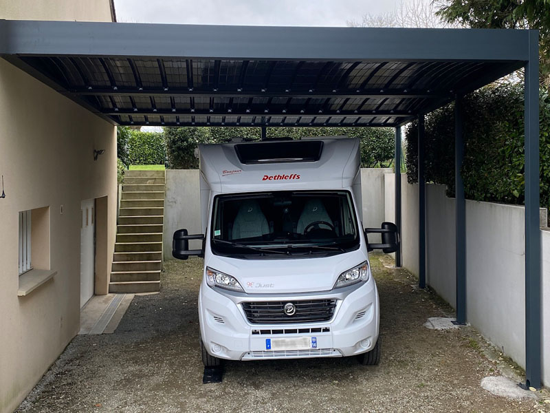 Carport Camping Car en Alu Sur mesure