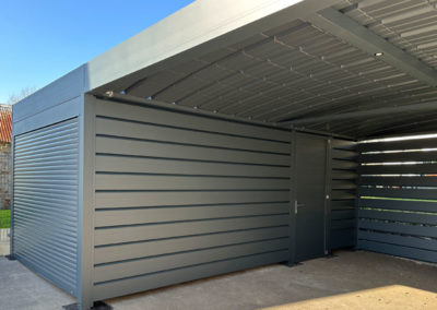 GardenKuB carport alu avec local fermé