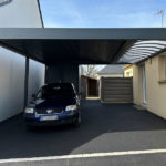 GardenKuB carport alu avec abri de jardin Bretagne