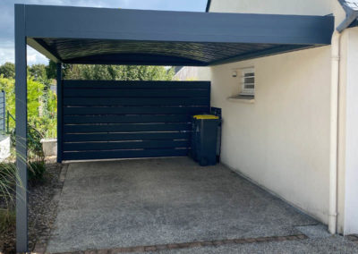 Carport alu attenant sur mesure Vannes