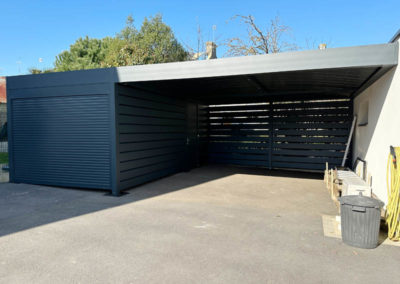 GardenKuB carport alu avec local fermé