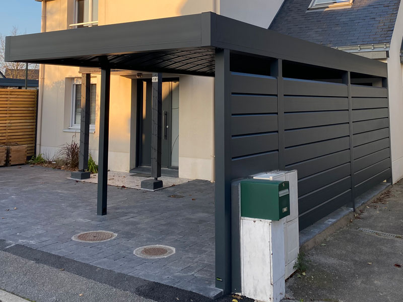 Carport alu sur mesure Morbihan