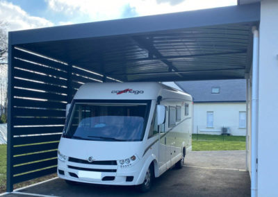 Carport alu camping car sur les départements 56-35-22-29-44