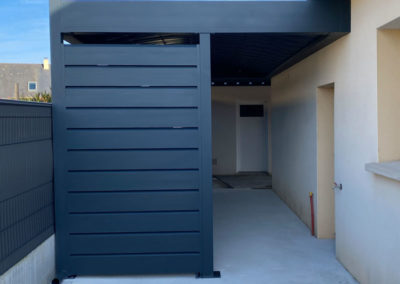 Carport alu en L