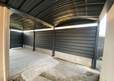 Carport alu en L