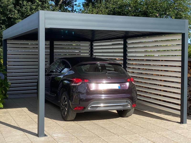 Carport aluminium sur mesure autoporté