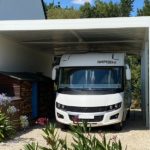 Carport alu camping-car toit plat