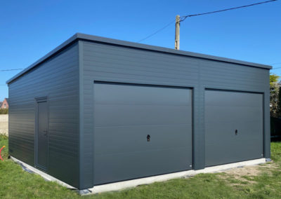 Construction double garage préfabriqué isolé département 29