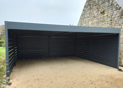 Carport alu 2 voitures sur mesure