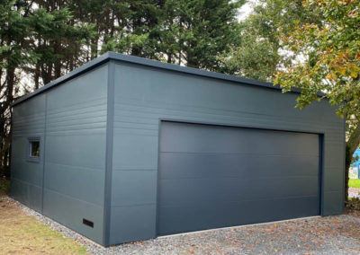 Garage modulaire préfabriqué isolé sur mesure Cotes d'Armor