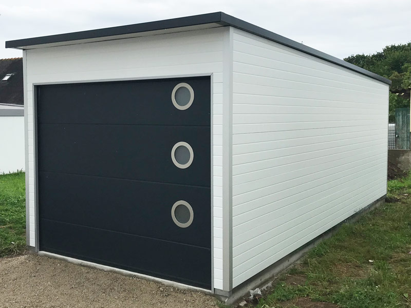 GardenKuB garage design préfabriqué isolé sur mesure sans entretien