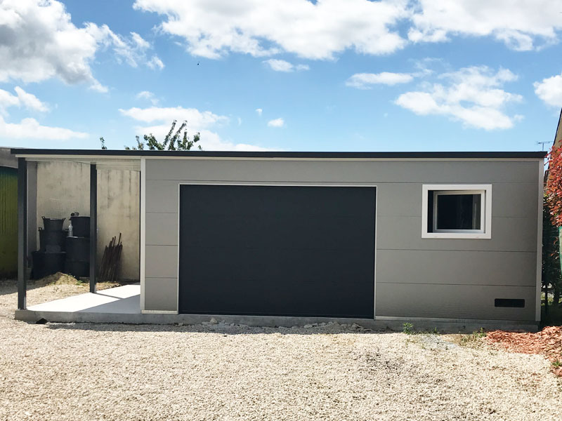 GardenKuB garage carport préfabriqué isolé sur mesure design